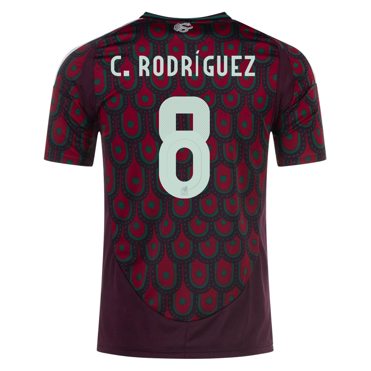Adidas Mens Mexico Carlos Rodriguez Home Jersey 24/25 (Multicolor)