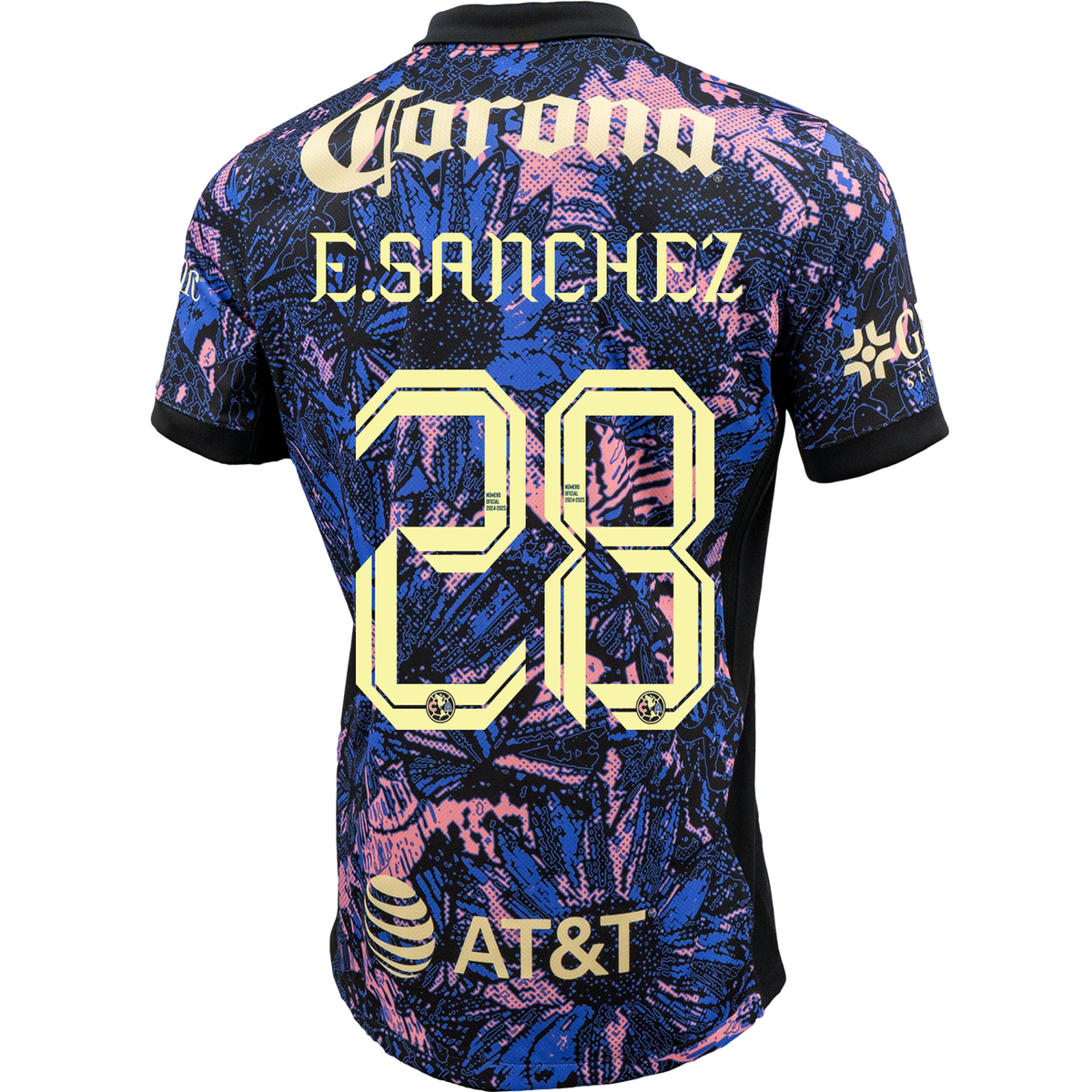 Nike Club America Ã‰rick SÃ¡nchez Third Jersey 24/25 (Medium Blue/Black/Lemon Chiffon)