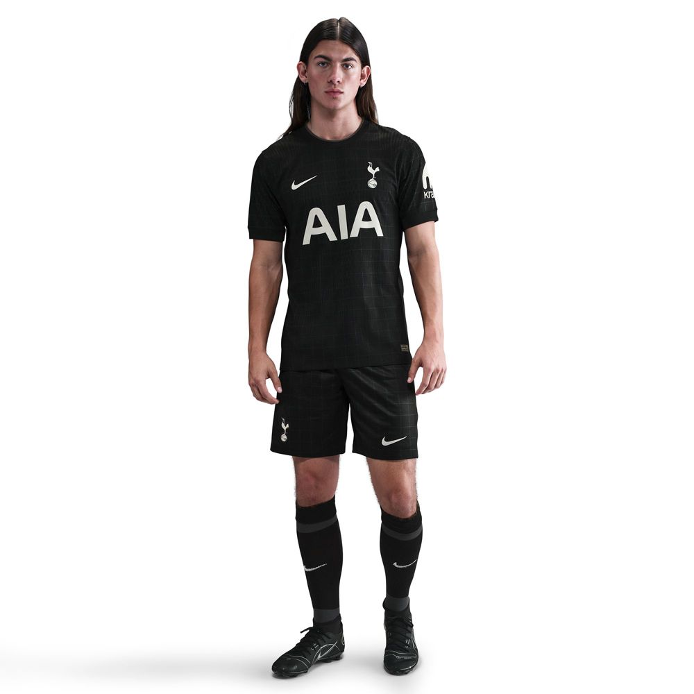 Nike Johnson Tottenham Hotspur Authentic Away Jersey 25/26 w/ EPL Patch (Black/Iron)