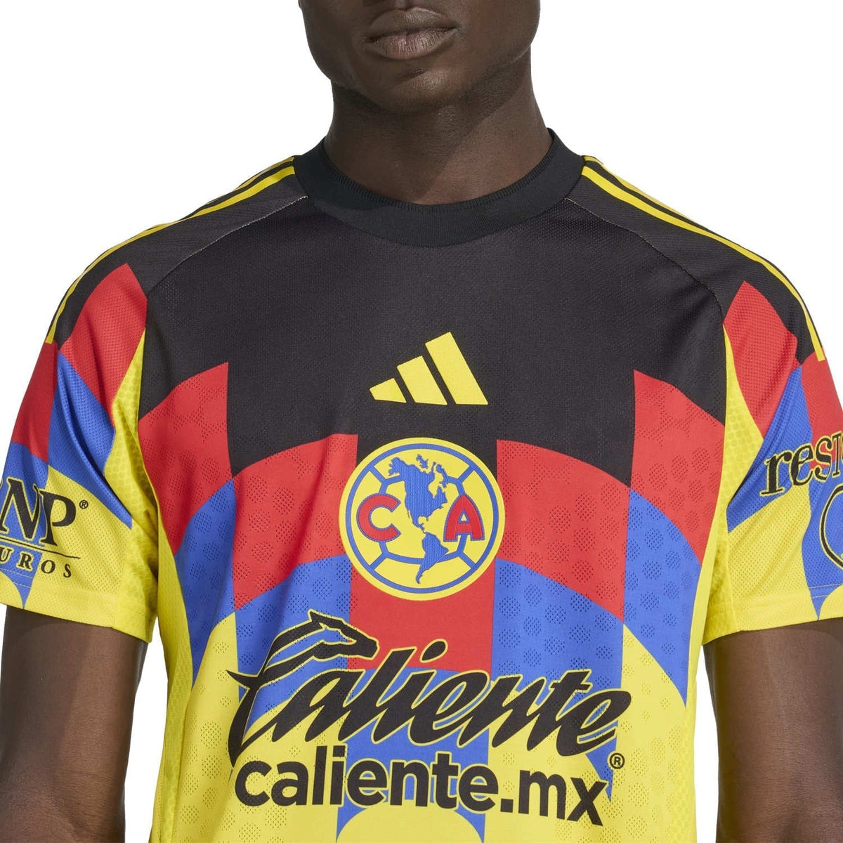 adidas I. Reyes Men's Club America 25/26 Authentic Home Jersey (Yellow)