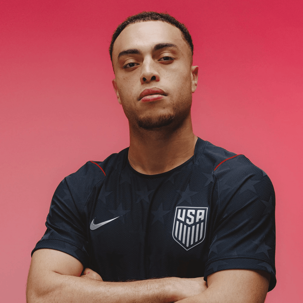 Nike Men's Luna United States Match Authentic Away Jersey 2026 (Dark Obsidian/Pure Platinum)