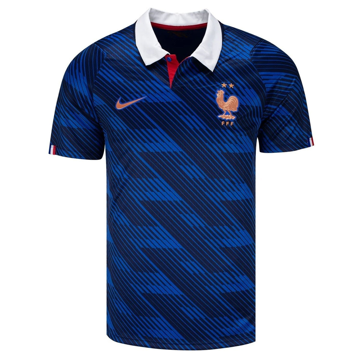 Nike Men's France Home Stadium Jersey 2026 (Game Royal/Metallic Copper)