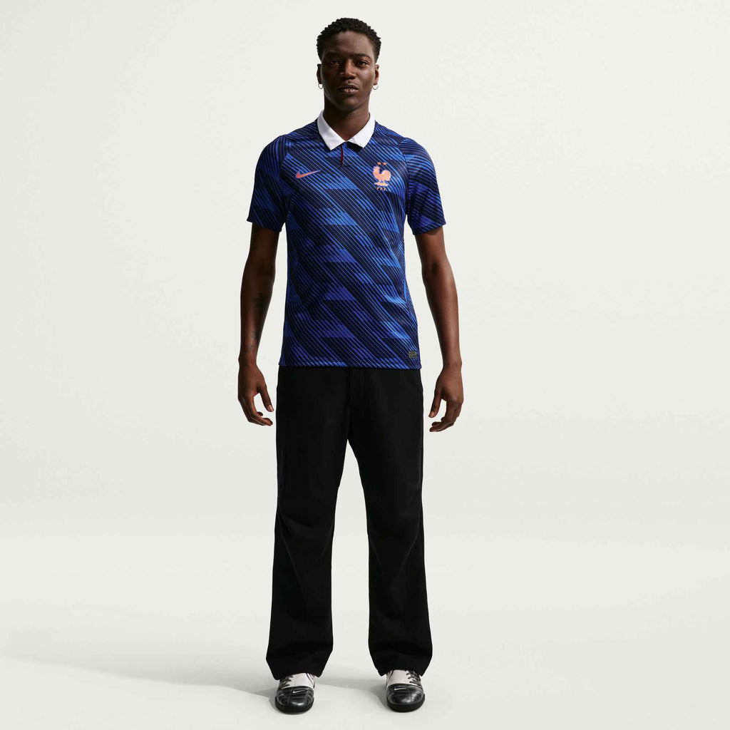 Nike Men's France DÃ©sirÃ© DouÃ© Home Stadium Jersey 2026 (Game Royal/Metallic Copper)