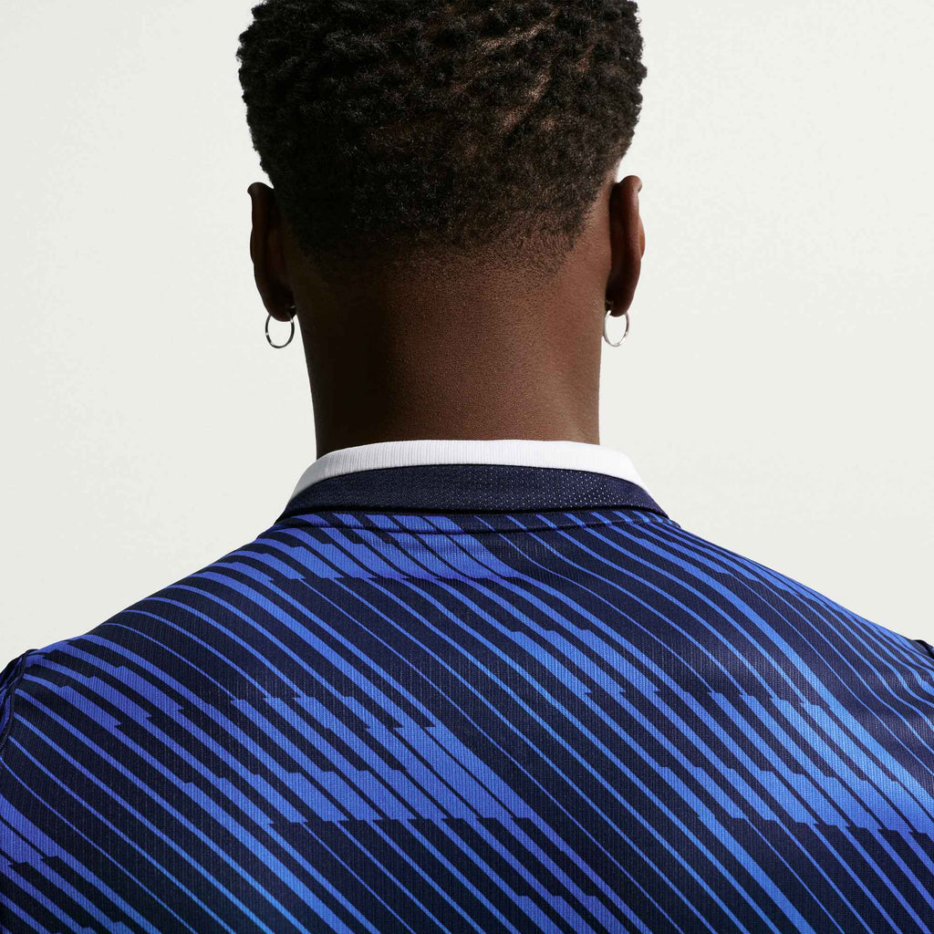 Nike Men's France AurÃ©lien TchouamÃ©ni Home Stadium Jersey 2026 (Game Royal/Metallic Copper)