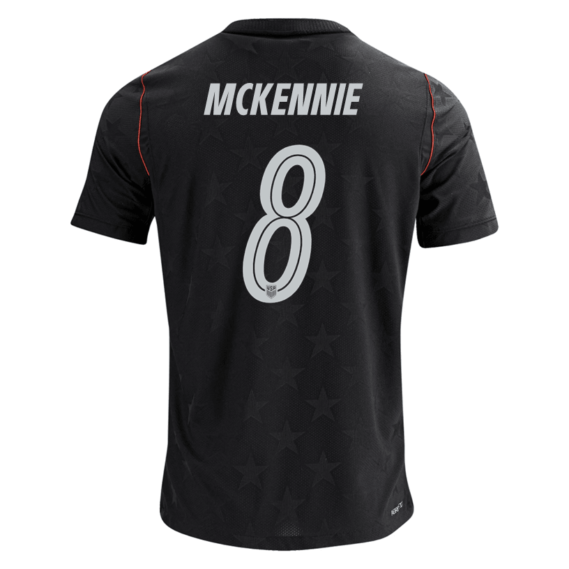 Nike Men's Mckennie United States Match Authentic Away Jersey 2026 (Dark Obsidian/Pure Platinum)