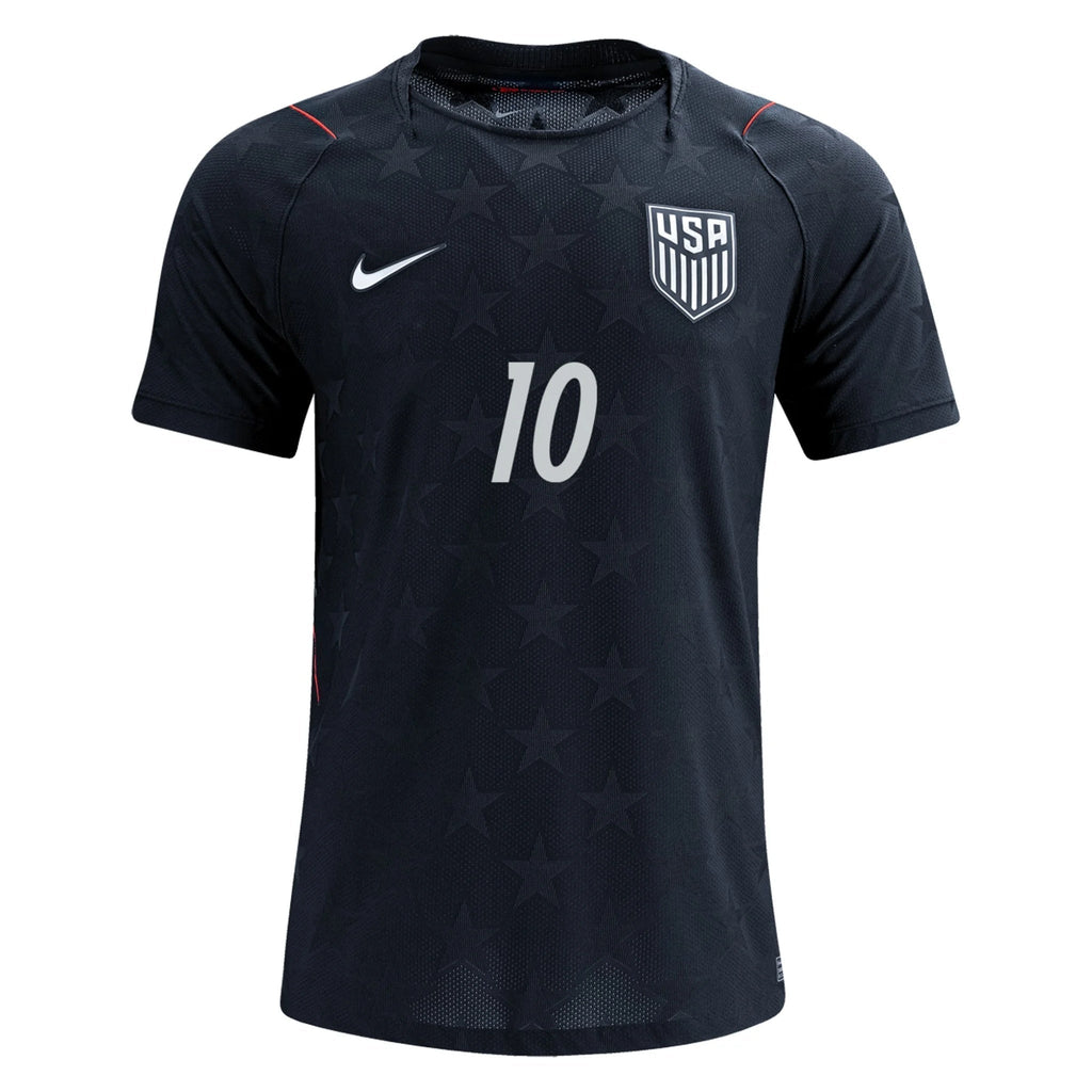 Nike Men's Christian Pulisic United States Match Authentic Away Jersey 2026 (Dark Obsidian/Pure Platinum)