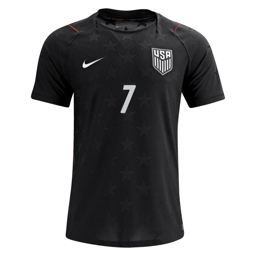 Nike Men's Reyna United States Match Authentic Away Jersey 2026 (Dark Obsidian/Pure Platinum)