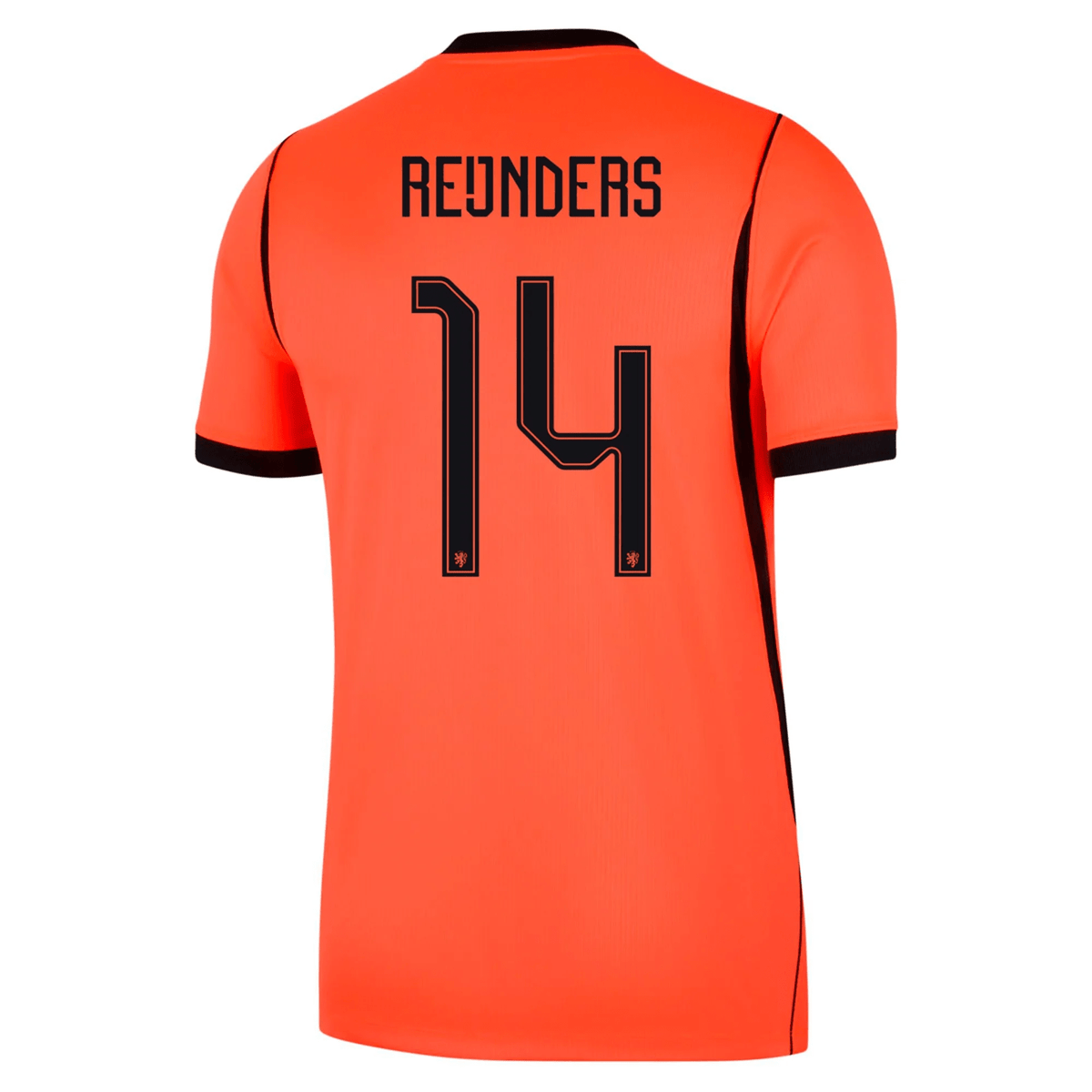 Nike Netherlands Tijjani Reijnders Home Jersey 2026 (Hyper Crimson/Black)