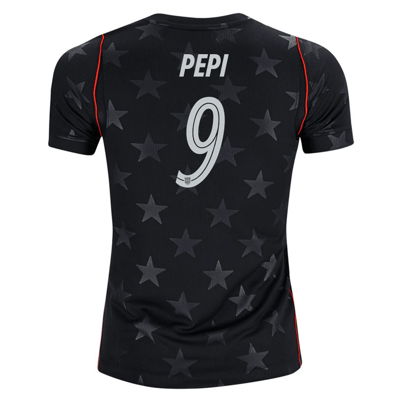 Nike Youth Pepi United States Away Stadium Jersey 2026 (Dark Obsidian/Pure Platinum)