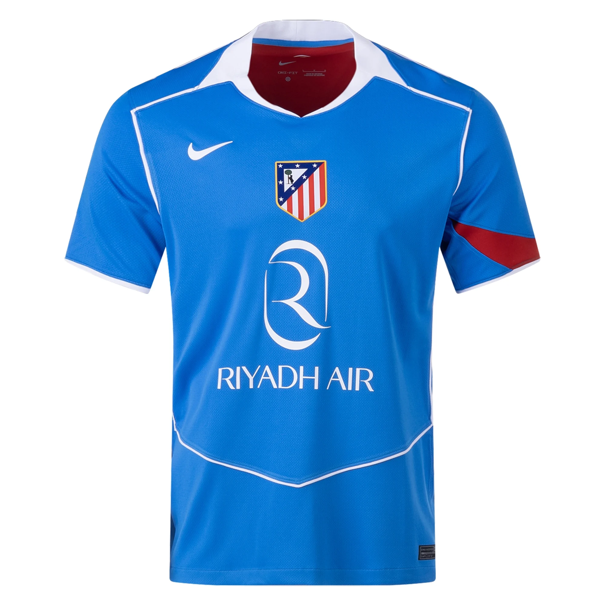 Nike Men's Atletico Madrid T90 Third Jersey 25/26 (Photo Blue/Sport Red)