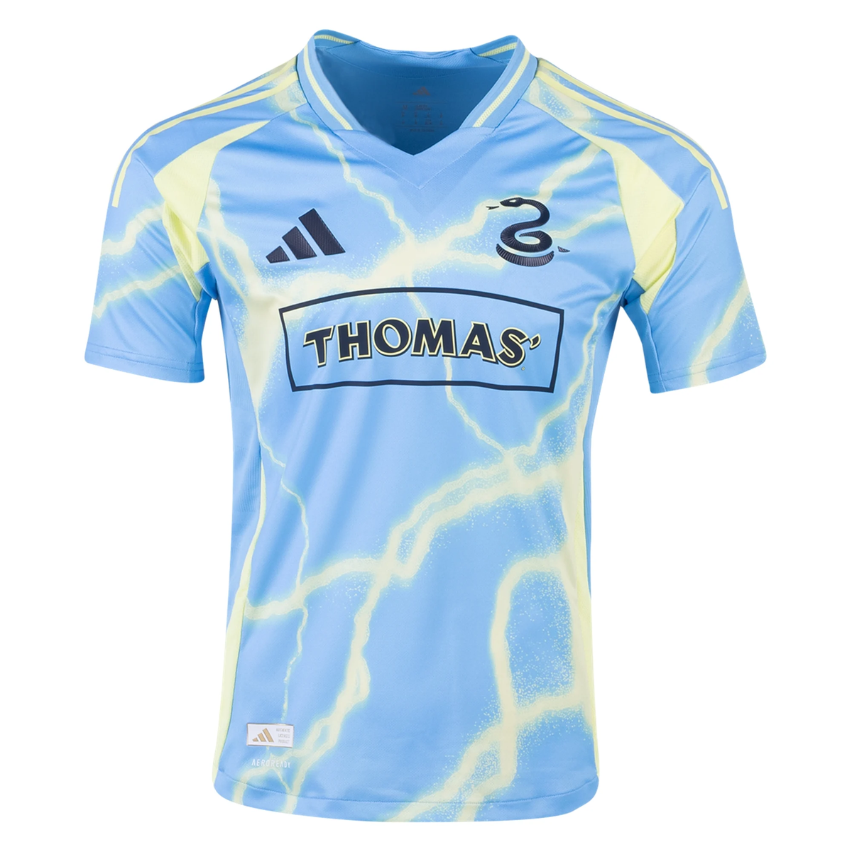 adidas Philadelphia Union Bruno Damiani Authentic Away Jersey 25/26 (Blue/Yellow)