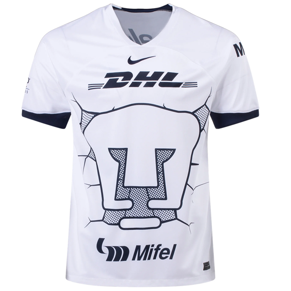 Nike Pumas UNAM NicolÃ¡s Freire Home Jersey w/ Liga MX Patch 23/24 (White/Obsidian)