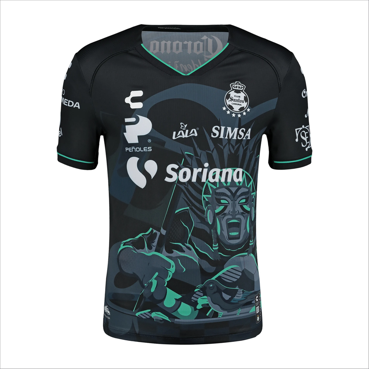 Charly Santos Third Jersey 24/25 (Black/Grey)