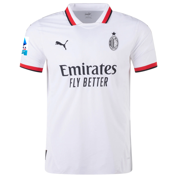 Puma AC Milan Authentic Strahinja PavloviÄ‡ Away Jersey w/ Series A Patch 24/25 (Puma White)
